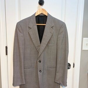 Halston 42R Houndstooth Blazer Tailored USA
